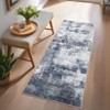 Indoor Modern Abstract Non Slip Area Rugs, Washable Low Pile Contemporary Floor Carpet for Home Office - 2 of 4