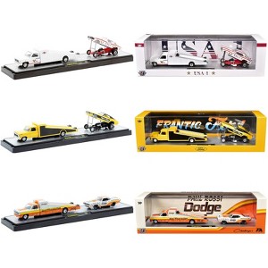 Auto Haulers Set of 3 Trucks Release S44 Limited Edition to 10000 pieces Worldwide 1/64 Diecast Model Cars by M2 Machines - 1 of 4