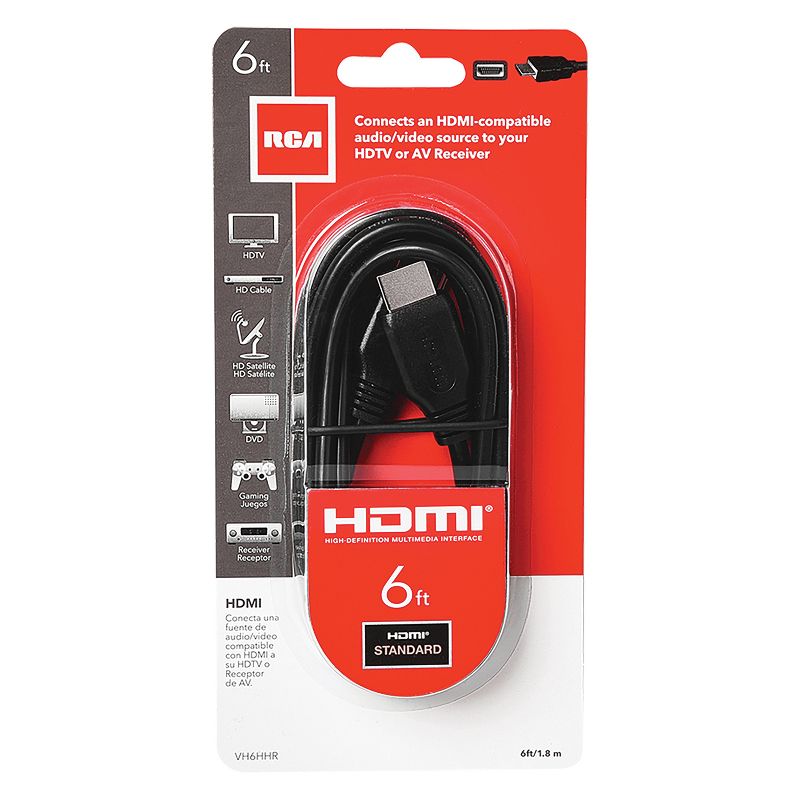 RCA HDMI® Cable, Black, 4 of 6