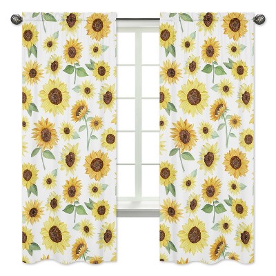 Coral & Mint Arrow Kids' Curtain Panels - Sweet Jojo Designs