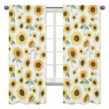 2pc Sweet Jojo Designs Sunflower Kids' Window Panel
