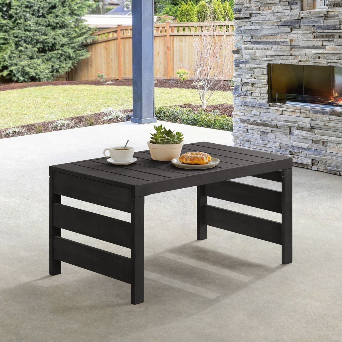 Alaterre Furniture Outdoor Coffee Table - thumbnail 2