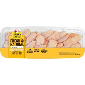 Foster Farms Fresh & Natural USDA Party Wings - 2.48-3.64lbs - price per lb - 1 of 3