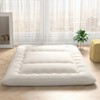 Costway Full/King/Queen/Twin Futon Mattress Japanese Floor Sleeping Pad Washable Cover Carry Bag Beige - 2 of 4
