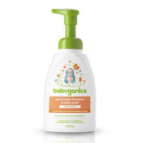 Babyganics Baby Shampoo + Body Wash Pump Bottle Orange Blossom - 16 Fl ...