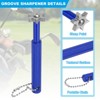 Unique Bargains Portable Alloy Steel High Hardness Ergonomic Design Golf Club Groove Sharpener 2 Pcs - 3 of 4