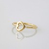 Jewelry Avalanche 14K Gold Plain Heart Nose Hoop – Polished 20G Twist Open Nose Ring - 2 of 4