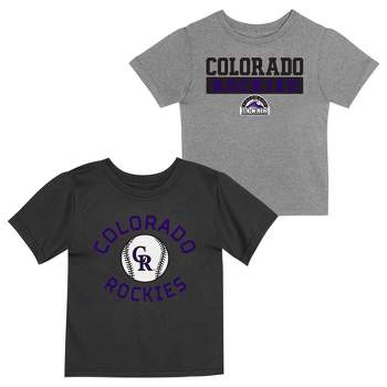 MLB Colorado Rockies Toddler Boys' 2pk T-Shirt