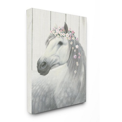 Stupell Industries Spirit Stallion Horse with Flower Crown