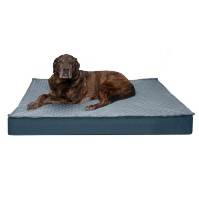 FurHaven Quilt Top Convertible Indoor-Outdoor DLX Memory Foam Dog Bed Mat