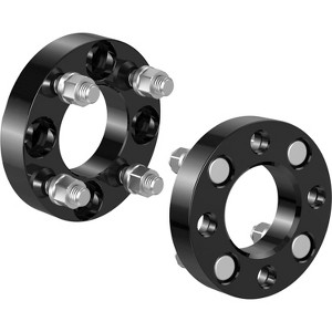 Wheel Spacers, 4x4 Wheel Spacers - 2 PCS 1'' Thick 6061-T6 Aluminum for EZ GO, Club Car (4x4, 66mm Bore, M12¡Á1.5 Studs) - 1 of 4