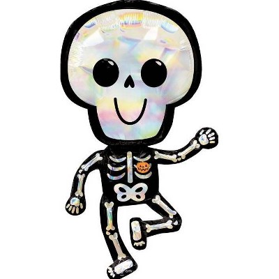 Anagram Pre-Inflated Helium Iridescent Skeleton Supershape Foil Balloon