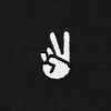 Dalix Peace Sign Embroidered Lightweight Relaxed Jersey Tee Summer Cute Positive Womens - 2 of 4
