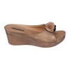 GC Shoes Sydney Flower Comfort Slide Wedge Sandals - 2 of 4