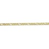 Black Bow Jewelry 3mm, 10k Yellow Gold, Concave Figaro Chain Bracelet - 2 of 4