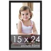 PosterPalooza | Simple Black Picture Frame - UV Acrylic, Foam Board Backing, Hanging Hardware - 2 of 4