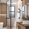 PROOX Single-Handle 6-Spray Round High Pressure Shower Faucet with Dual Shower Head in Oil-Rubbed Bronze (Valve Included) - 3 of 4