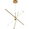 Elegant Lighting Sonya 3 Light Gold Pendant - 3 of 4