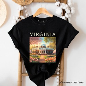 Classic Virginia State Jefferson’s Monticello T-Shirt, Southern Charm Tee and American History Keepsake | OrnamentallyYou - 1 of 4
