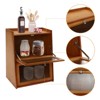 YIYIBYUS Cabinet with Door, Mini Kitchen Cabinet, Storage Cabinet For Kitchen Living Room - 3 of 4