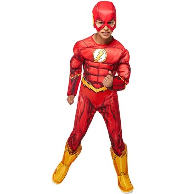 Rubies Deluxe The Flash Boy's Costume Small : Target