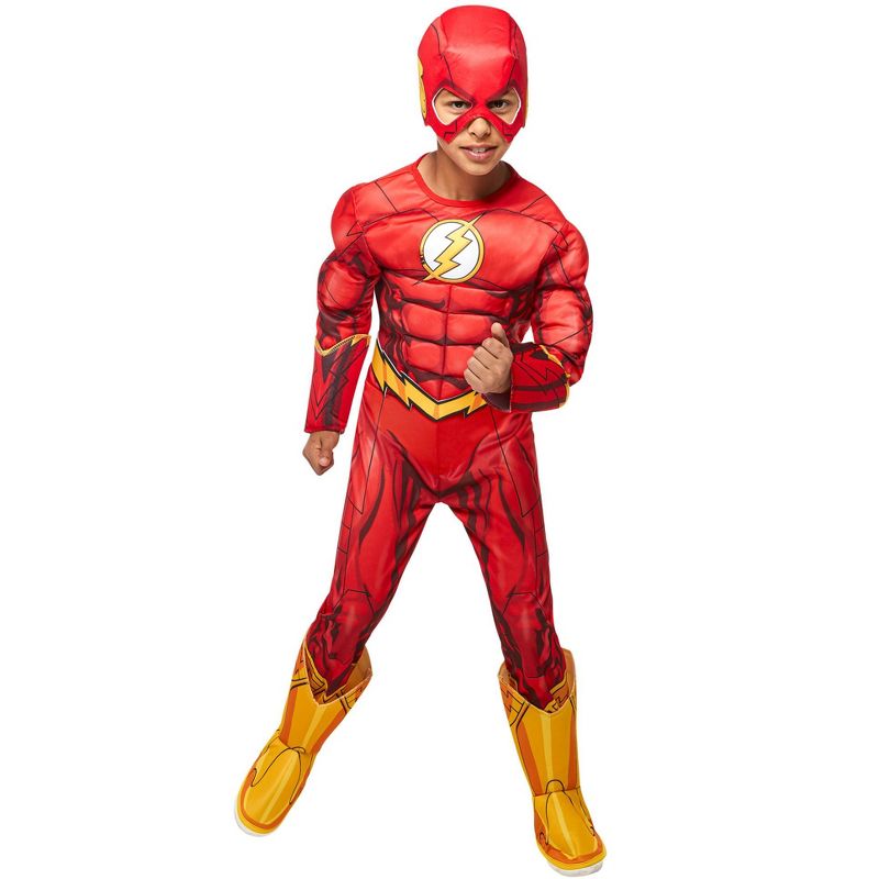 Rubies Deluxe The Flash Boy's Costume, 1 of 5