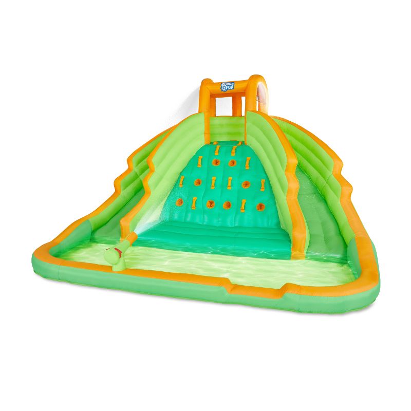 Sunny & Fun Inflatable Kids Backyard Double Water Slide Park, 1 of 5