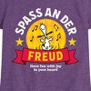 Girls' - Peanuts - Snoopy Spass An Der Freud Fitted Short Sleeve Graphic T-Shirt - 2 of 4