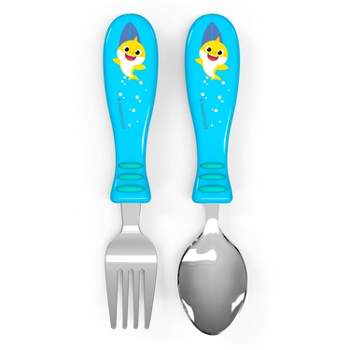 Toddler Utensils Kids Spoon and Fork Set 18/8 Stainless Steel Silverware  BPA Free Cute Giraffe Child Flatware with Travel Case for Age 3+