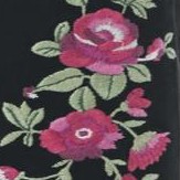 black bloom embroidery