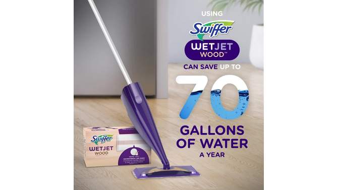Swiffer WetJet Wood Mopping Cloth Refills - 20ct, 2 of 10, play video