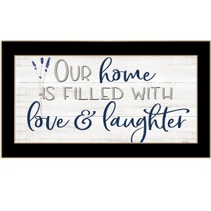 HomeRoots Our Home Black Framed Print Wall Art - 1 of 3