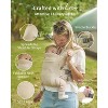 GROWNSY Baby Carrier Newborn to Toddler, Cozy Baby Wraps Carrier, Ergonomic Baby Carrier with Head Support, Cream - 4 of 4