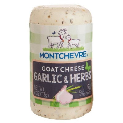 Montchevre Mediterranean Herbs & Garlic Goat Cheese - 4oz