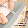 LISM 2-Pack 100% Cotton Changing Pad Covers Diaper Changing Pad Sheets - 3 of 4