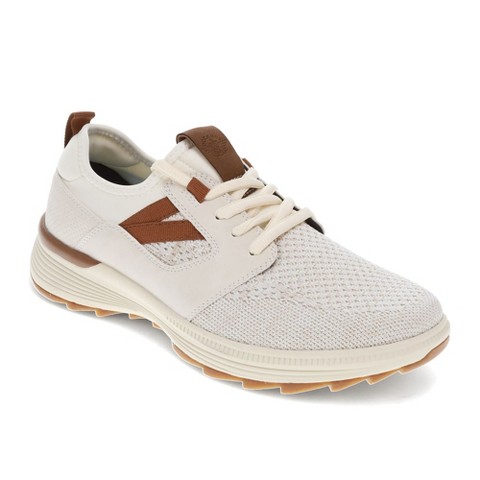 Мужские Dockers Mens Adan Casual Lace-Up Sneaker, Off White/Tan, Size 11