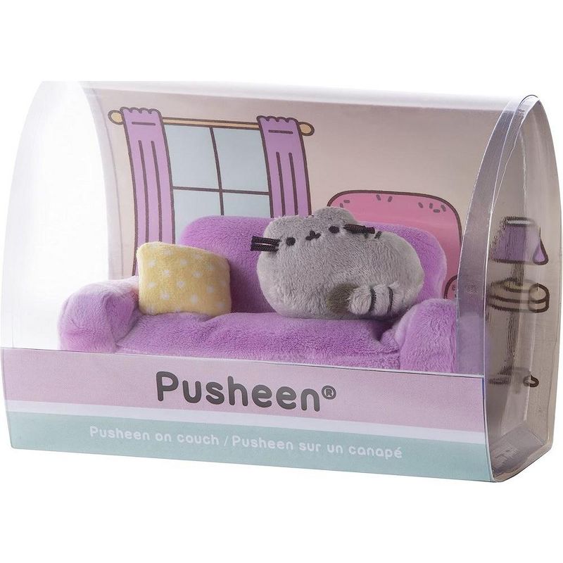 GUND Pusheen at Home with Pink Couch Plush Collector, 3 of 4