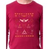 Harry Potter Gryffindor Sweater Sleep Tight Fit Family Pajama Set - 4 of 4