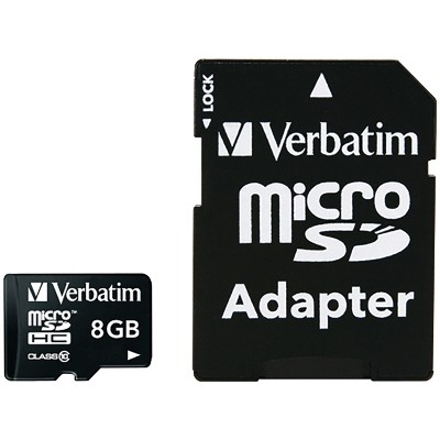 Verbatim® Class 10 Microsdhc™ Card With Adapter (8 Gb). : Target