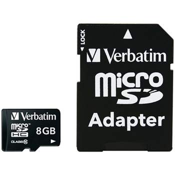 Verbatim® Classs 10 microSDHC™ Card with Adapter