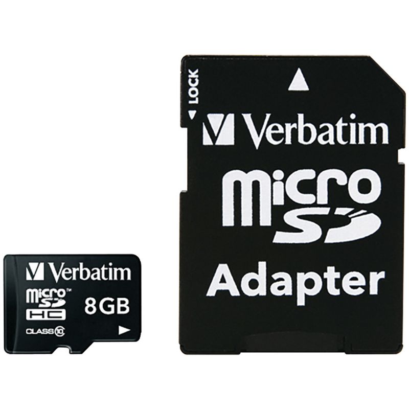 Verbatim® Classs 10 microSDHC™ Card with Adapter, 1 of 6