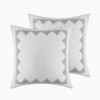 Cotton Queen Size Comforter Set, Tufted Chenille Geometric Print Sheet Set, Bedding Set with Shams, Quilts Queen Size - 2 of 4