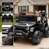 24V Ride on Toys for Kids, 2 Seater Electric Ride on Car w/Remote Control, 4 Powerful Motors, 4WD/2WD, 3 Speeds, Led Lights - 4 of 4