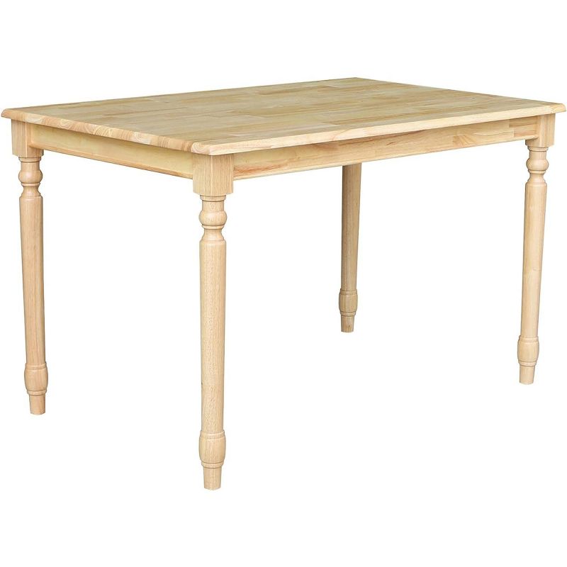 International Concepts 30 inches X 48 inches Solid Wood Top Table, 1 of 2