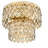 Z-Lite Dealey 5 - Light Flush Mount in  Heirloom Brass - 4 of 4