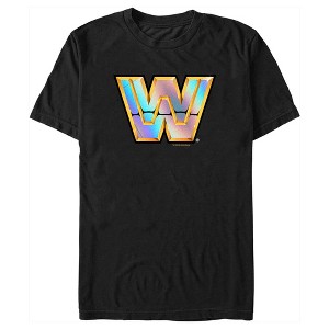 Men's WWE Wrestlemania Gold Shiny Logo T-Shirt - 1 of 4