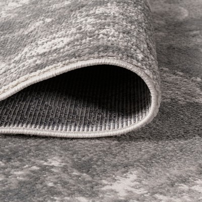 Rosalia Cottage Medallion 5'x8' Reversible Area Rug, Gray/Dark Gray