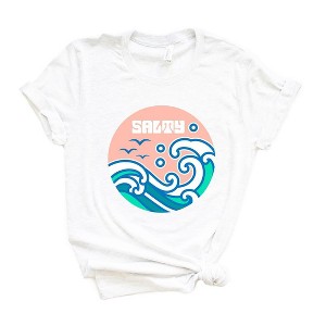 Simply Sage Market Women's Salty Circle Short Sleeve Graphic Tee - 1 of 3