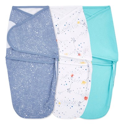Image of aden + anais Essentials Easy Swaddle Wrap - Stargaze - 0-3 Months - 3pk