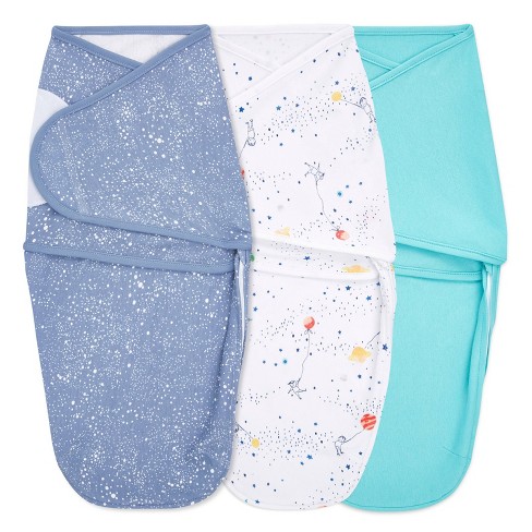 3pk Soothe Baby Swaddle 0-3 Months, Organic Baby Swaddle Sleep Sacks,  Newborn, Infant Swaddle Sack (blossom) : Target